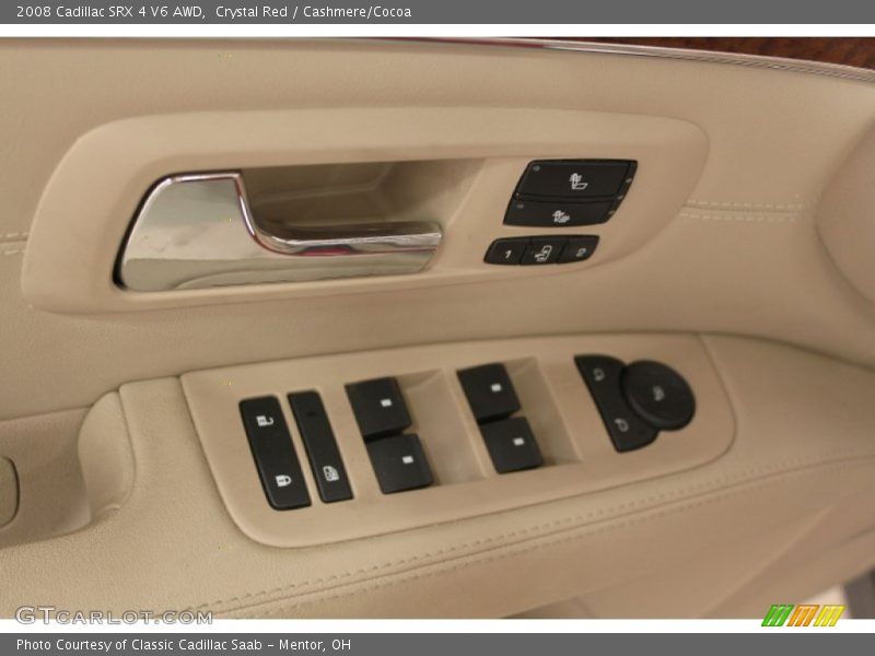 Crystal Red / Cashmere/Cocoa 2008 Cadillac SRX 4 V6 AWD
