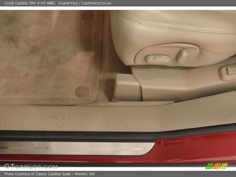 Crystal Red / Cashmere/Cocoa 2008 Cadillac SRX 4 V6 AWD