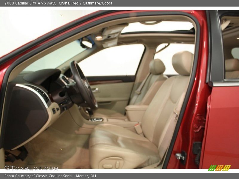 Crystal Red / Cashmere/Cocoa 2008 Cadillac SRX 4 V6 AWD