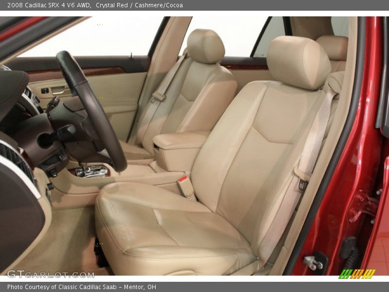 Crystal Red / Cashmere/Cocoa 2008 Cadillac SRX 4 V6 AWD