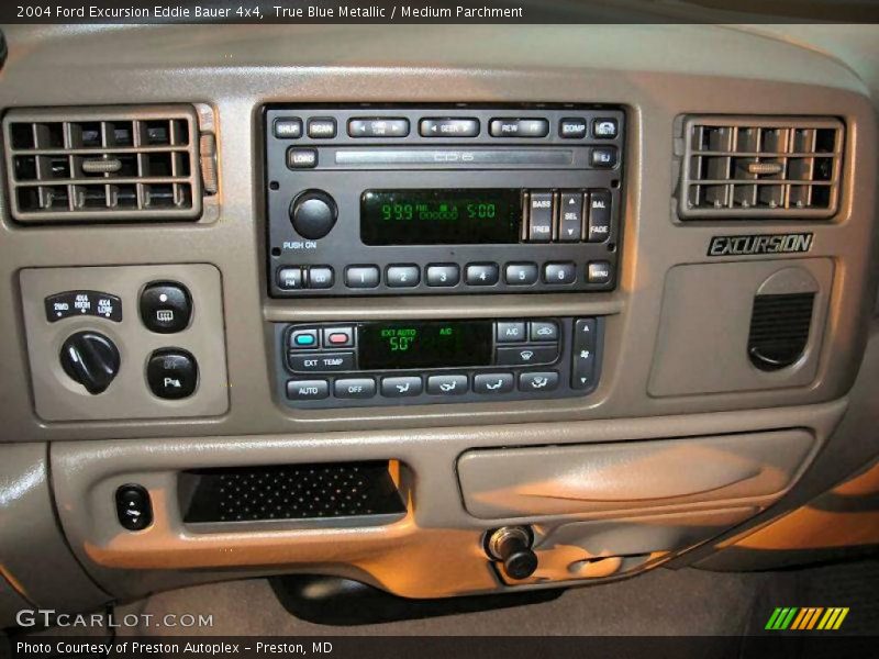 True Blue Metallic / Medium Parchment 2004 Ford Excursion Eddie Bauer 4x4