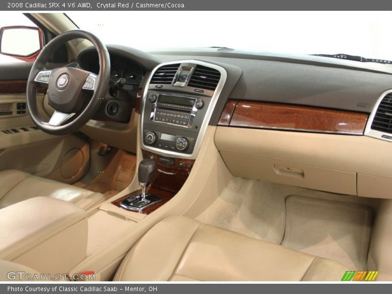 Crystal Red / Cashmere/Cocoa 2008 Cadillac SRX 4 V6 AWD