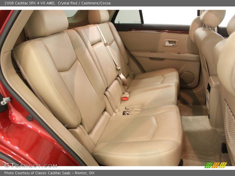 Crystal Red / Cashmere/Cocoa 2008 Cadillac SRX 4 V6 AWD