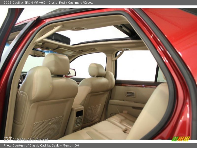 Crystal Red / Cashmere/Cocoa 2008 Cadillac SRX 4 V6 AWD