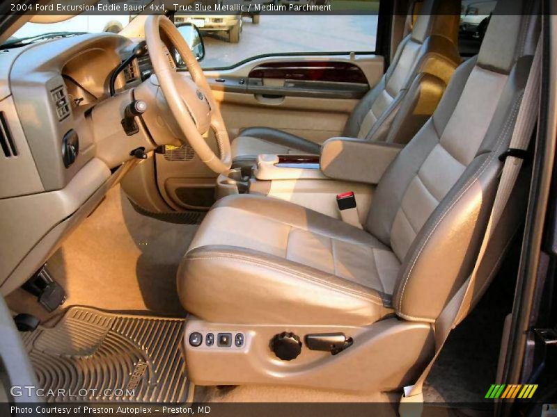 True Blue Metallic / Medium Parchment 2004 Ford Excursion Eddie Bauer 4x4