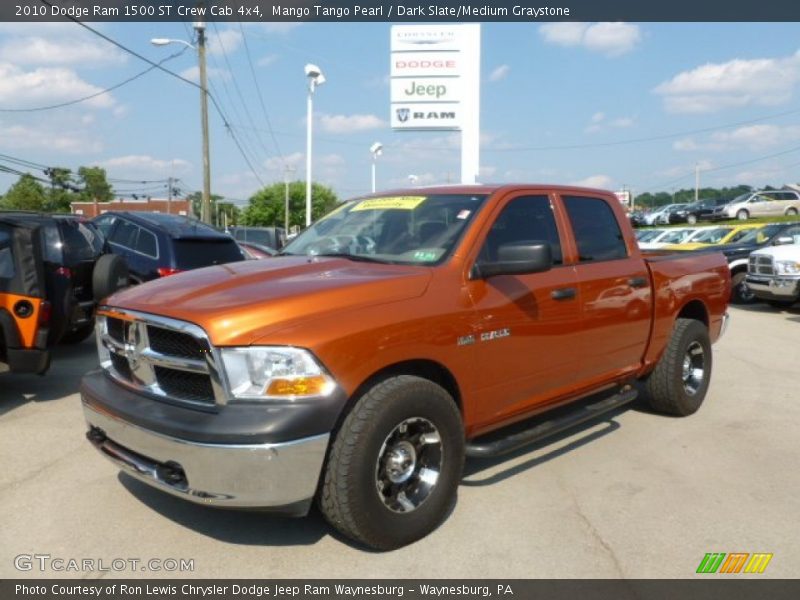 Mango Tango Pearl / Dark Slate/Medium Graystone 2010 Dodge Ram 1500 ST Crew Cab 4x4