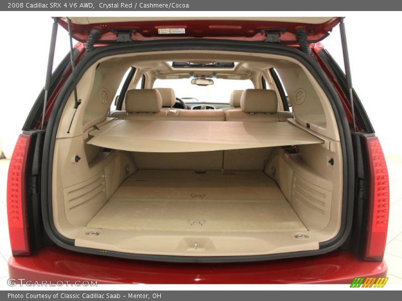 Crystal Red / Cashmere/Cocoa 2008 Cadillac SRX 4 V6 AWD