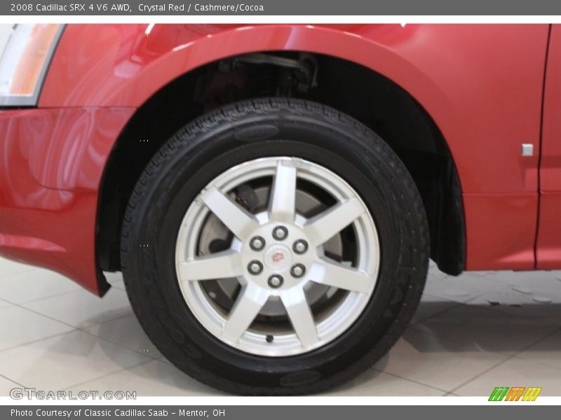 Crystal Red / Cashmere/Cocoa 2008 Cadillac SRX 4 V6 AWD