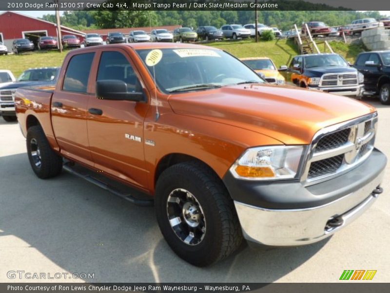 Mango Tango Pearl / Dark Slate/Medium Graystone 2010 Dodge Ram 1500 ST Crew Cab 4x4