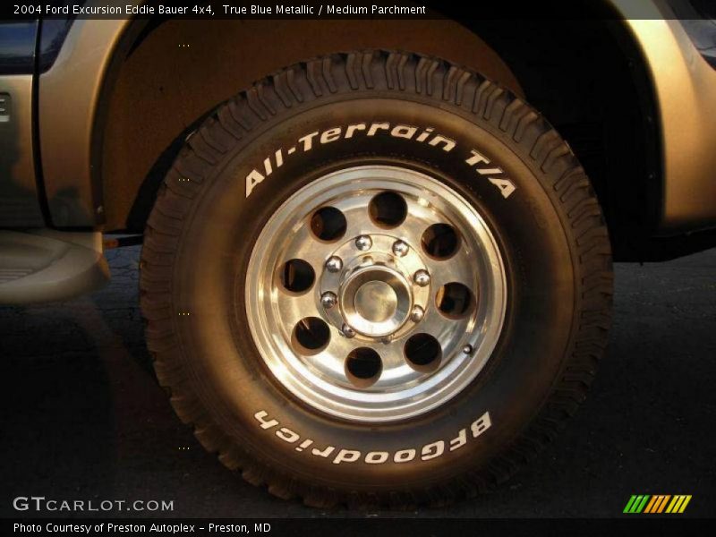 True Blue Metallic / Medium Parchment 2004 Ford Excursion Eddie Bauer 4x4