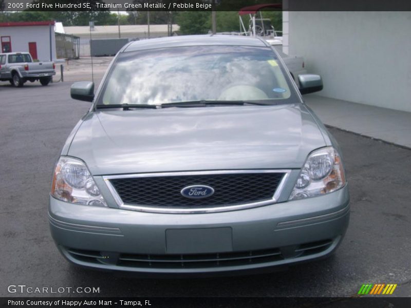 Titanium Green Metallic / Pebble Beige 2005 Ford Five Hundred SE