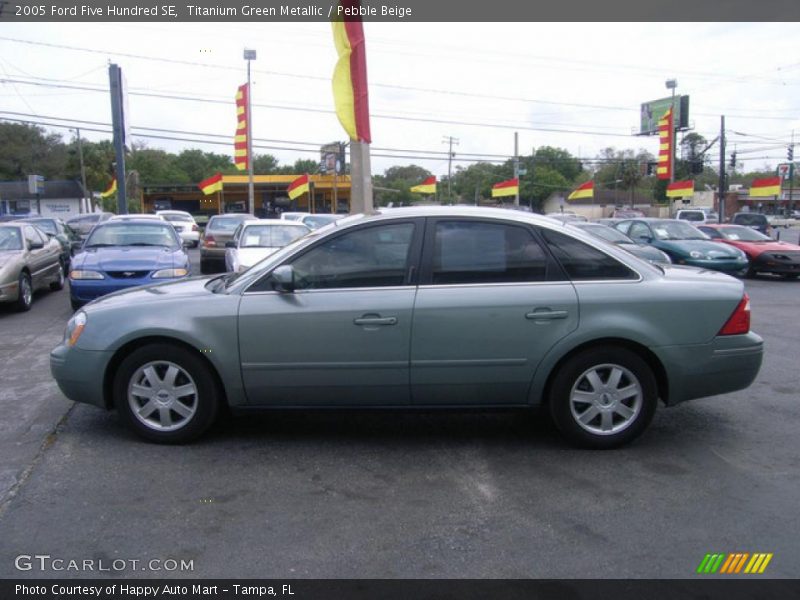 Titanium Green Metallic / Pebble Beige 2005 Ford Five Hundred SE