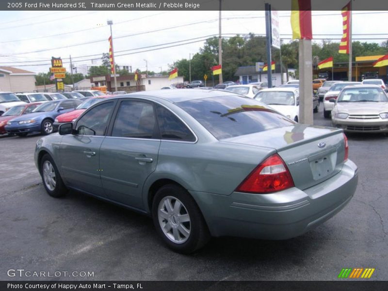 Titanium Green Metallic / Pebble Beige 2005 Ford Five Hundred SE