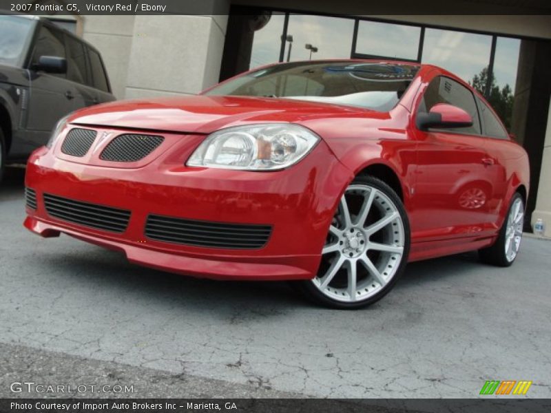 Victory Red / Ebony 2007 Pontiac G5