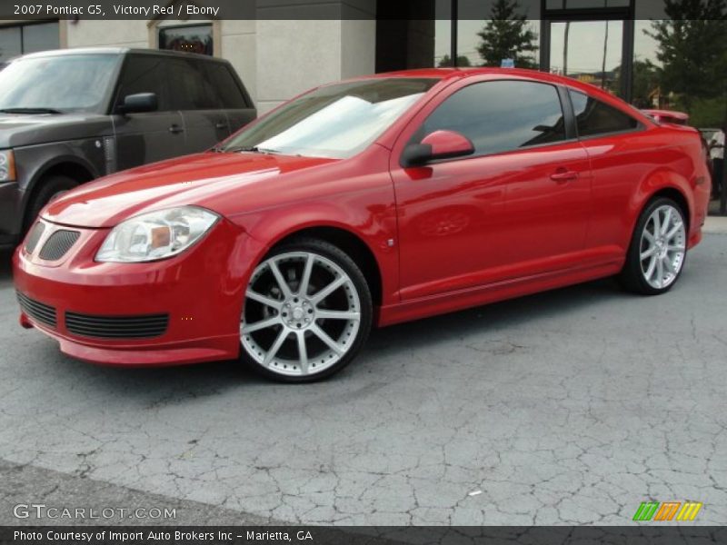 Victory Red / Ebony 2007 Pontiac G5