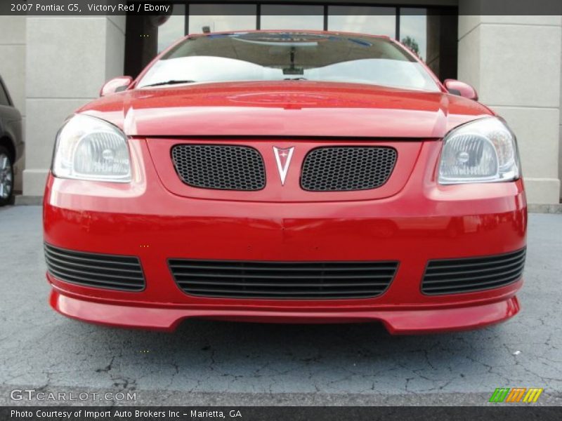 Victory Red / Ebony 2007 Pontiac G5