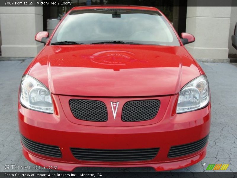 Victory Red / Ebony 2007 Pontiac G5