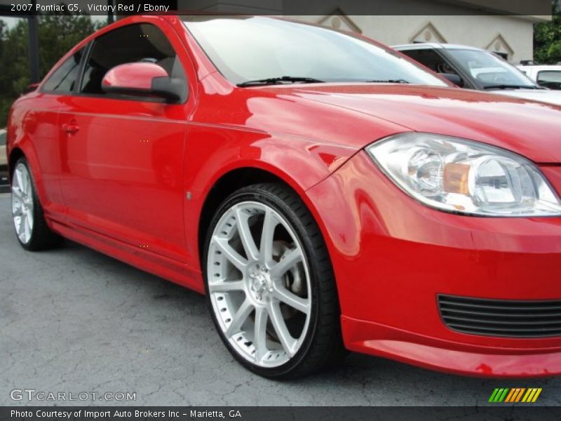 Victory Red / Ebony 2007 Pontiac G5