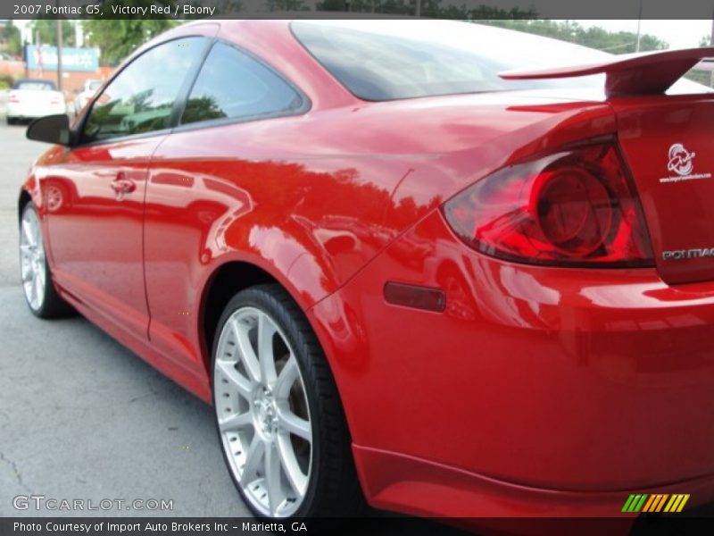 Victory Red / Ebony 2007 Pontiac G5