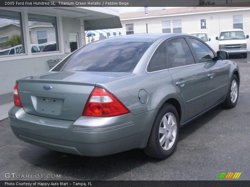 Titanium Green Metallic / Pebble Beige 2005 Ford Five Hundred SE