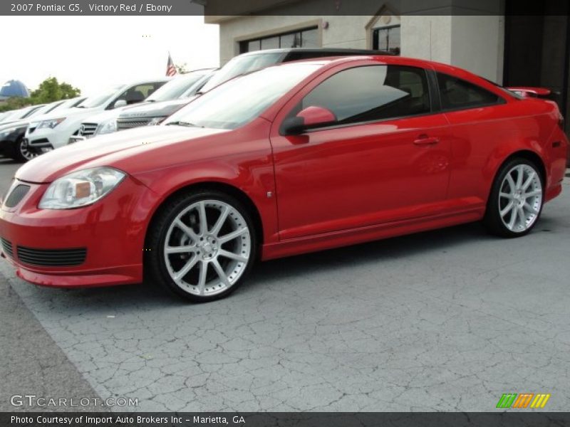 Victory Red / Ebony 2007 Pontiac G5