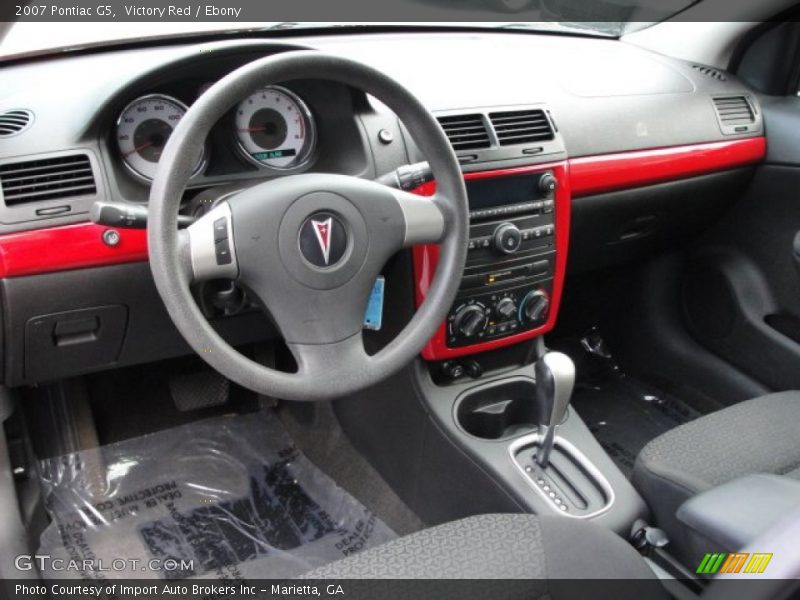 Victory Red / Ebony 2007 Pontiac G5