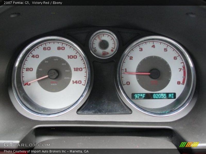 Victory Red / Ebony 2007 Pontiac G5