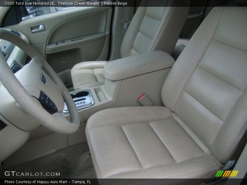 Titanium Green Metallic / Pebble Beige 2005 Ford Five Hundred SE