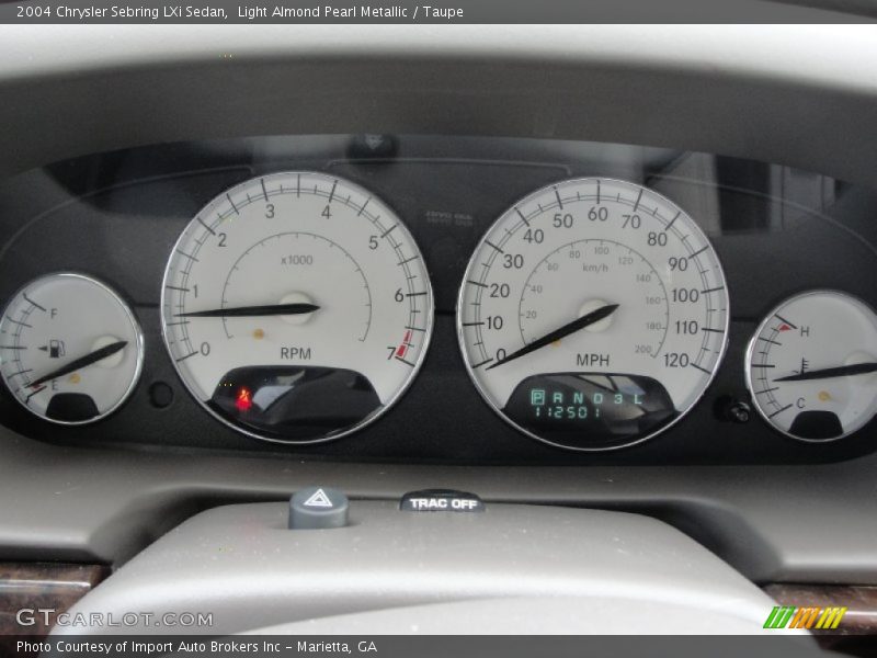  2004 Sebring LXi Sedan LXi Sedan Gauges