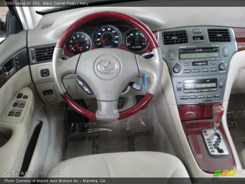 Black Garnet Pearl / Ivory 2003 Lexus ES 300