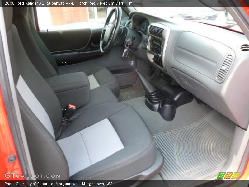 Torch Red / Medium Dark Flint 2008 Ford Ranger XLT SuperCab 4x4