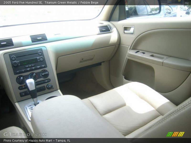 Titanium Green Metallic / Pebble Beige 2005 Ford Five Hundred SE