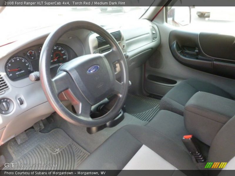 Torch Red / Medium Dark Flint 2008 Ford Ranger XLT SuperCab 4x4