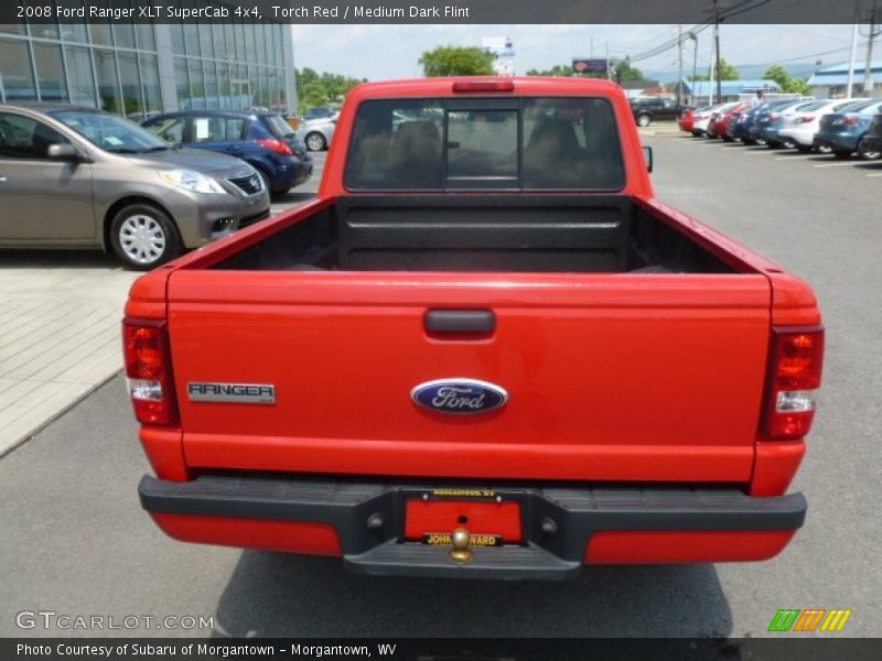 Torch Red / Medium Dark Flint 2008 Ford Ranger XLT SuperCab 4x4