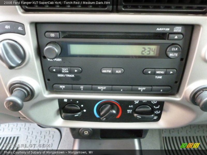 Torch Red / Medium Dark Flint 2008 Ford Ranger XLT SuperCab 4x4