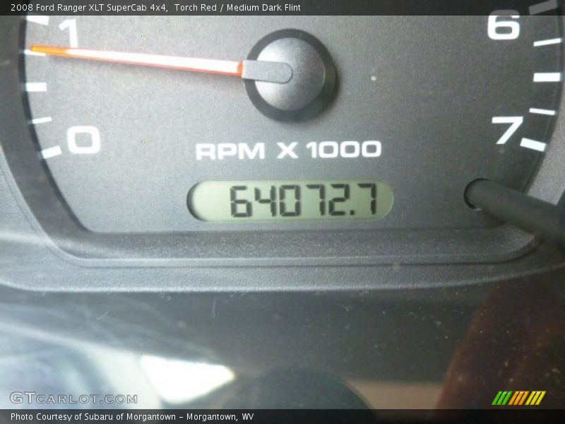 Torch Red / Medium Dark Flint 2008 Ford Ranger XLT SuperCab 4x4