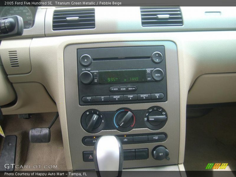 Titanium Green Metallic / Pebble Beige 2005 Ford Five Hundred SE