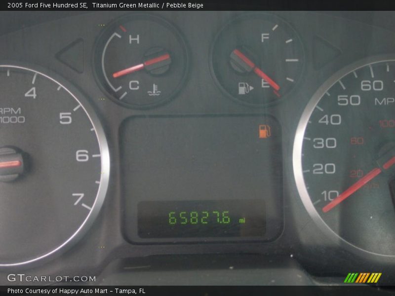 Titanium Green Metallic / Pebble Beige 2005 Ford Five Hundred SE