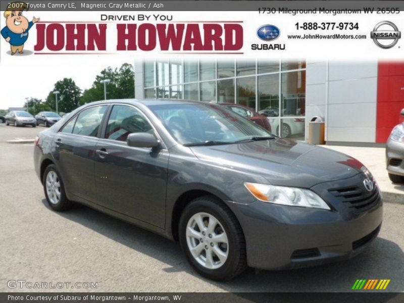 Magnetic Gray Metallic / Ash 2007 Toyota Camry LE