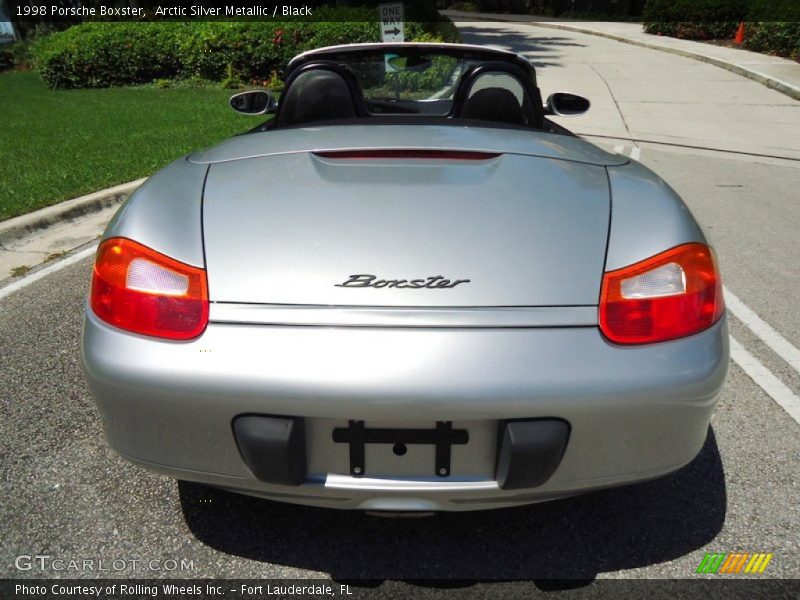 Arctic Silver Metallic / Black 1998 Porsche Boxster