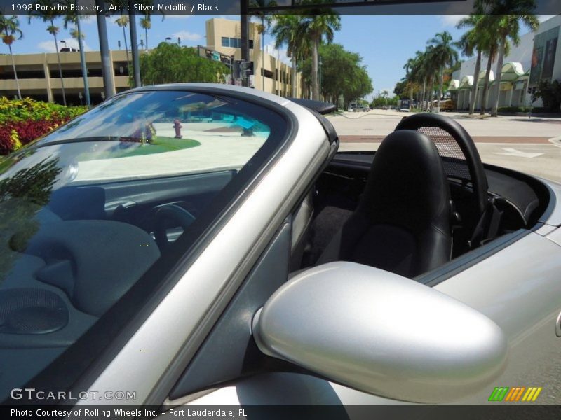Arctic Silver Metallic / Black 1998 Porsche Boxster