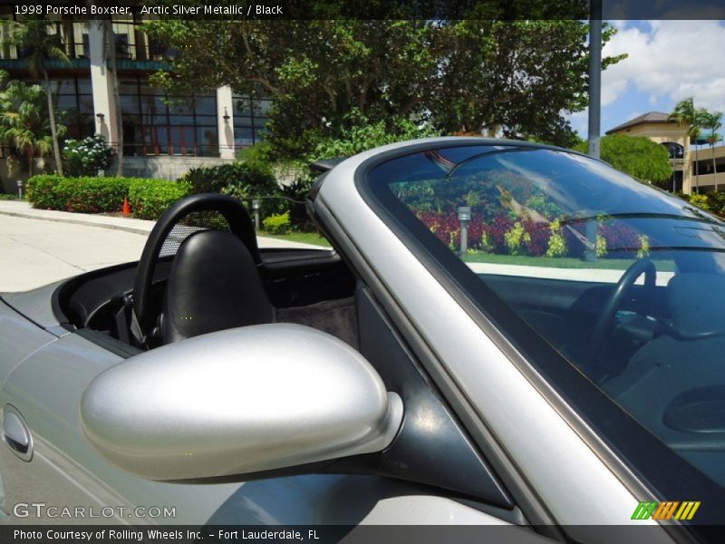 Arctic Silver Metallic / Black 1998 Porsche Boxster