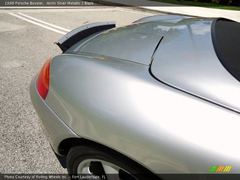 Arctic Silver Metallic / Black 1998 Porsche Boxster