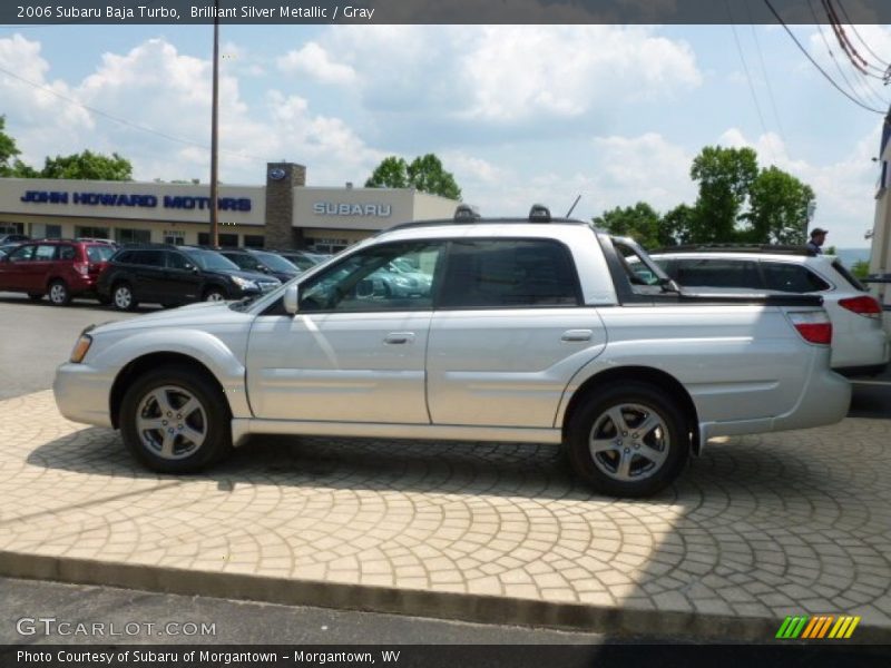 Brilliant Silver Metallic / Gray 2006 Subaru Baja Turbo