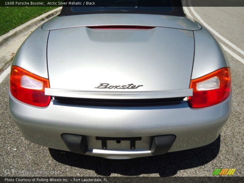 Arctic Silver Metallic / Black 1998 Porsche Boxster
