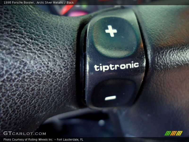 Arctic Silver Metallic / Black 1998 Porsche Boxster
