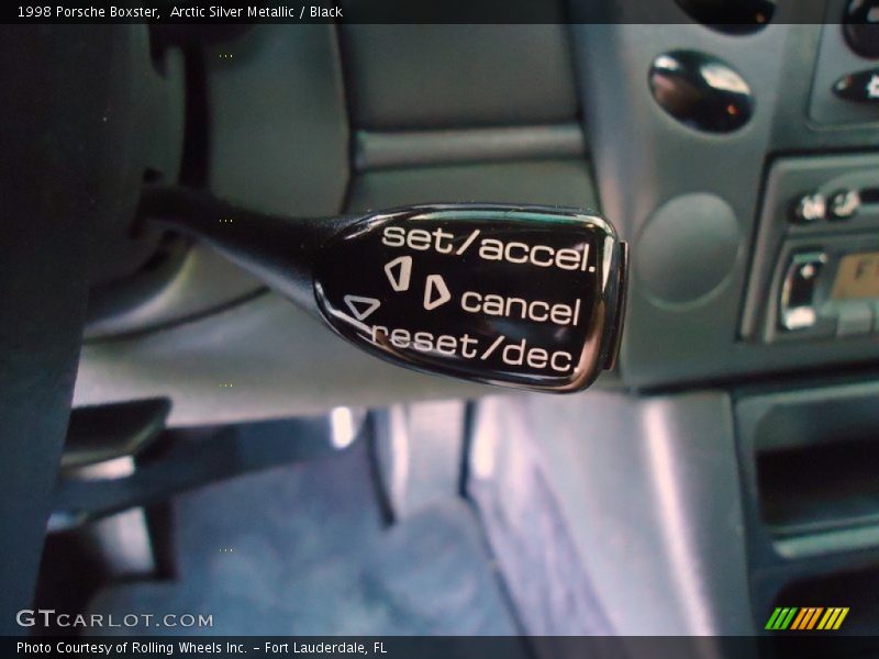 Arctic Silver Metallic / Black 1998 Porsche Boxster