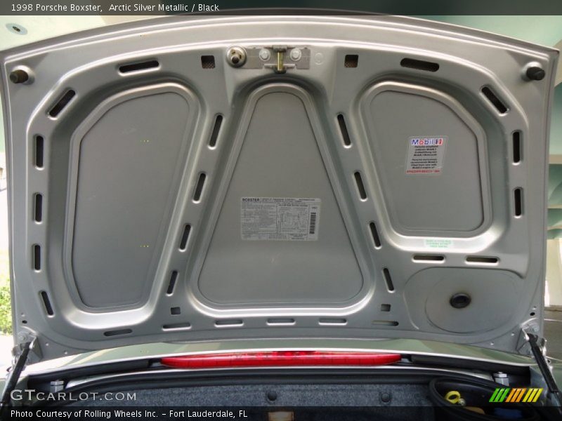 Arctic Silver Metallic / Black 1998 Porsche Boxster