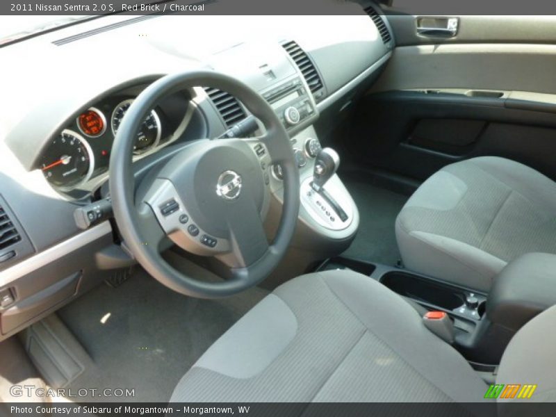 Red Brick / Charcoal 2011 Nissan Sentra 2.0 S