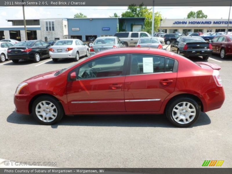 Red Brick / Charcoal 2011 Nissan Sentra 2.0 S